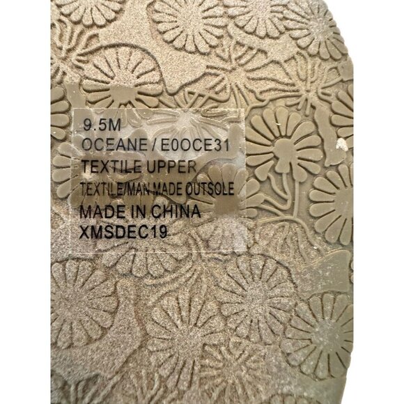 Esprit Wedge Sandals Cork Platform Cross Strap Slides Beige Casual Size 9.5 - Picture 7 of 7